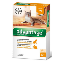 Advantage 40 spot-on macskáknak és nyulaknak 4kg-ig 1db