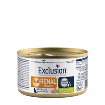 Exclusion Renal Cat Phase 1 Pork&amp;amp;Pea&amp;amp;Rice konzerv 85g