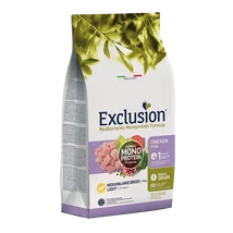 Exclusion Light Chicken Medium-Large Breed kutyatáp 3kg