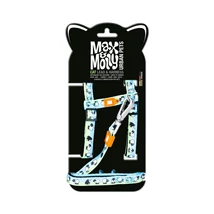 Max&amp;amp;Molly Cat macska póráz és hám szett - Black Sheep egy méret