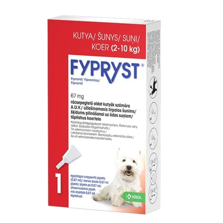 Fypryst 67mg 2-10kg kutyáknak rácsepegtető 1 adag