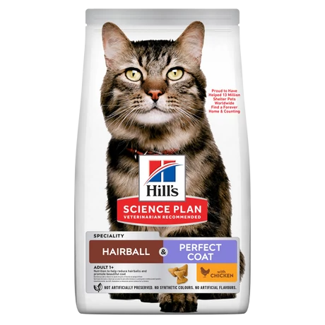 Hill's SP Feline Adult Hairball&Perfect Coat macskatáp
