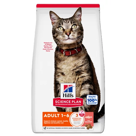 Hill's SP Feline Adult lazacos száraz macskatáp