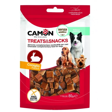 Camon Ízletes Nyulas kockák 1x1 cm 80g AE605