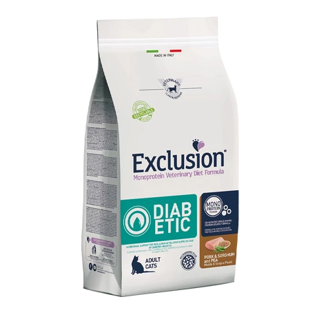Exclusion Monoprotein Diabetic sertéses macskatáp cukorbeteg macskáknak