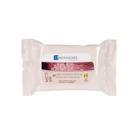 Dermoscent ATOP 7® Wipes törlőkendő kutyák és macskák részére