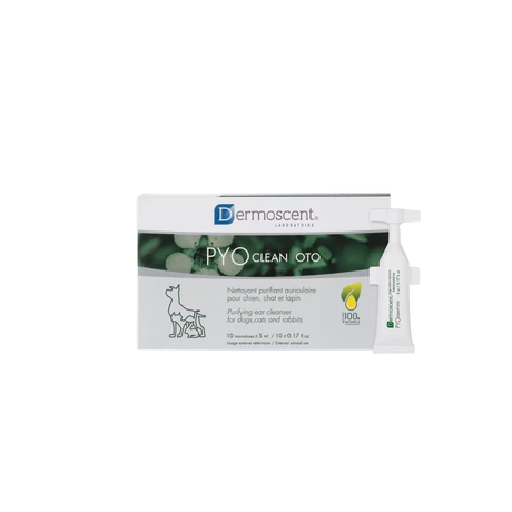 Dermoscent PYOclean Oto kutyák, macskák és nyulak számára
