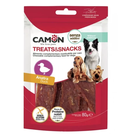 Camon Ízletes kacsás lapok jutalomfalat 80g AE530