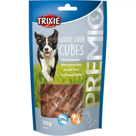 Trixie PREMIO Goose Liver Cubes - jutalomfalat (libamáj) 100g