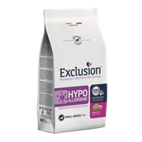 Exclusion Canine Hypoallergenic Pork & Pea Small Breed 7kg
