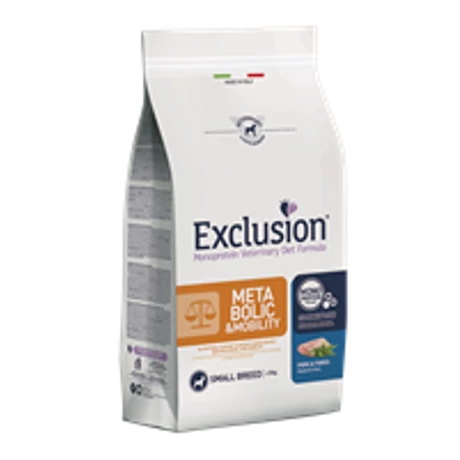 Exclusion Canine Metabolic + Mobility Pork & Fibres Small Breed 7kg