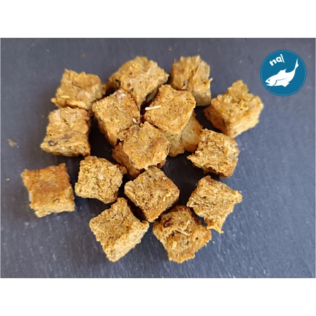 Teomann szárított tőkehal kockák lazaccal 100g