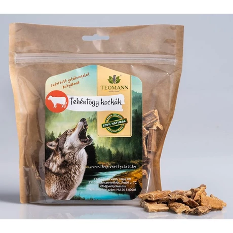 Teomann Szárított Tehéntőgy kockák 1kg