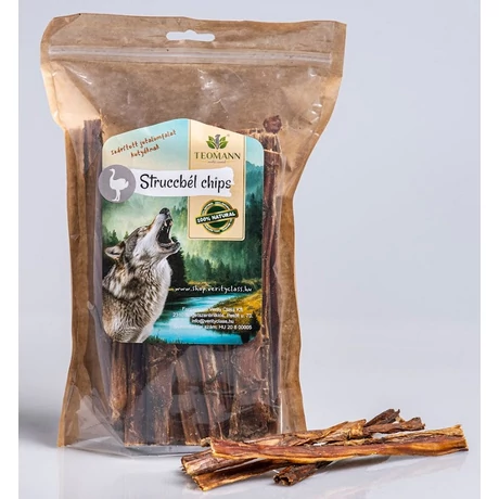 Teomann Szárított Struccbél Chips 125g