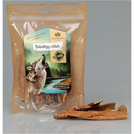 Teomann Szárított Tehéntőgy csíkok 125g