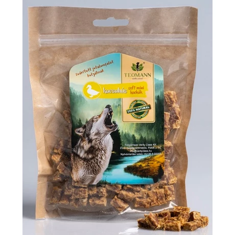 Teomann Szárított Kacsahús Soft Mini kockák 125g