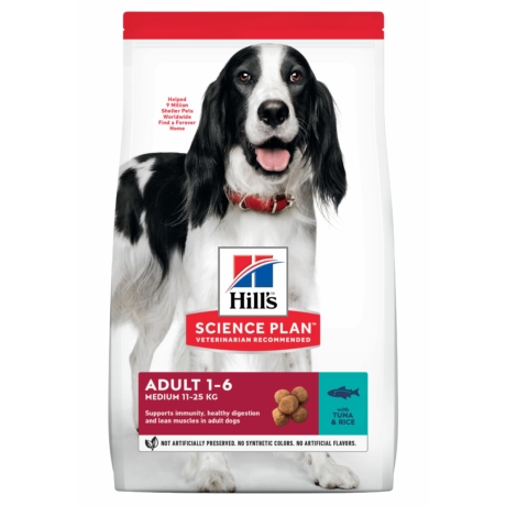 Hill's SP Canine Adult Medium Tuna & Rice 2,5kg