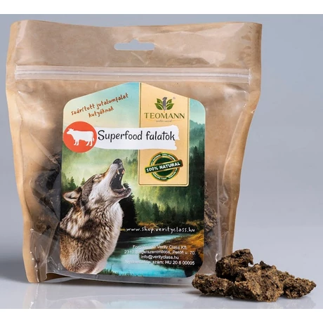 Teomann Superfood fűszeres marhahúsos jutalomfalat kutyáknak 150g