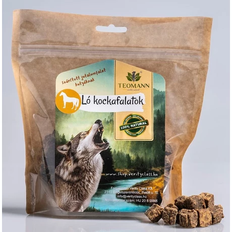 Teomann Szárított Ló Kockafalatok 400g