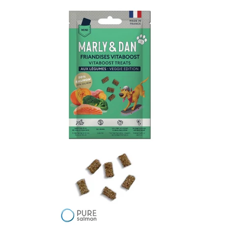 Marly & Dan Vitaboost Veggi zöldséges jutalomfalat kutyáknak 20g
