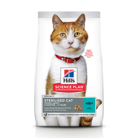 Hill's SP Feline Young Adult Steril Tuna 1,5kg
