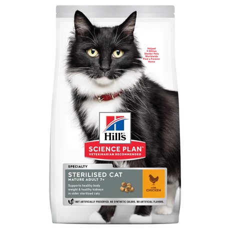 Hill's SP Feline Mature Adult 7+ Steril Chicken 1,5kg