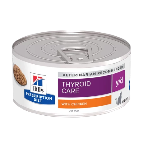 Hill's PD Feline y/d Thyroid Care konzerv 156g