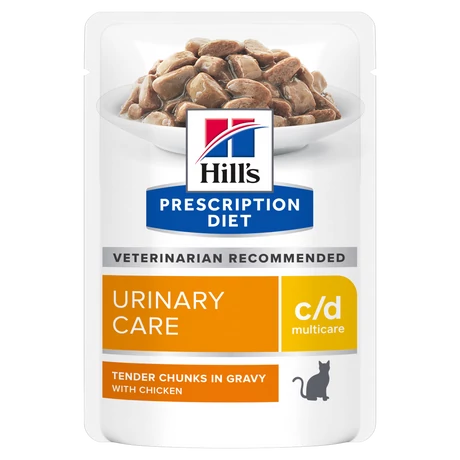 Hill's PD Feline c/d Multicare Urinary Stress Pouch Chicken 85g