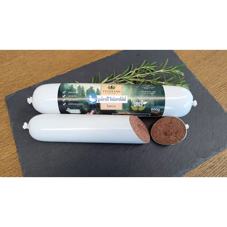 Teomann párolt húsrolád - kacsa 800g