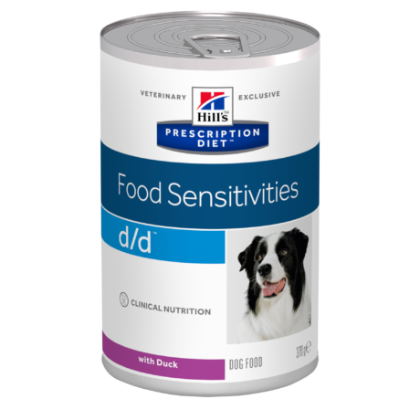 Hills PD Canine d/d Food Sensitivities Duck & Rice konzerv 12x370g