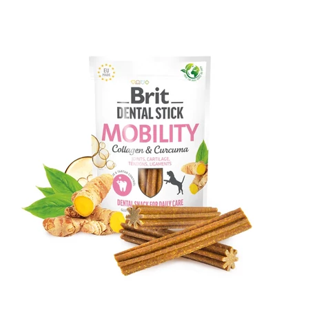 BRIT DENTAL STICK MOBILITY WITH CURCUMA &amp; COLLAGEN 251G