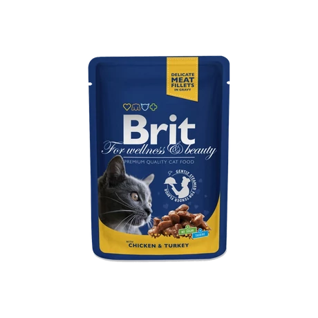 Brit Premium Cat Pouches Chicken & Turkey 100 G