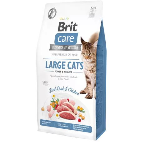 Brit Care Cat Grain Free LARGE CATS Duck and Chicken 0,4kg