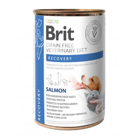 Brit GF Veterinary Diets Dog + Cat Recovery konzerv 400g