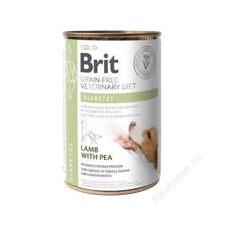 Brit GF Veterinary Diets Dog Diabetes konzerv 400g