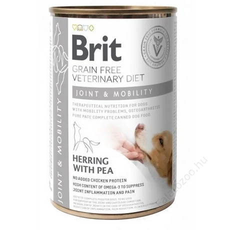 Brit GF Veterinary Diets Dog Joint & Mobility konzerv 400g