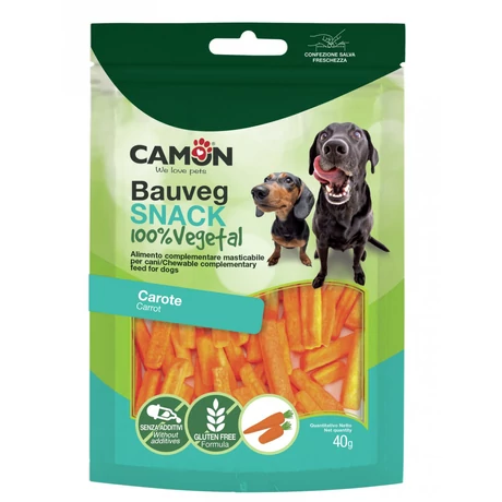 Camon Ropogós sárgarépás 100% zöldség – vegán jutalomfalat 100g