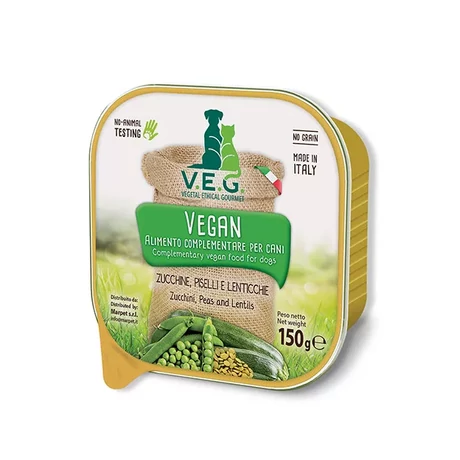 Marpet VEG Vegán Cukkini, borsó, lencse konzerv 150g