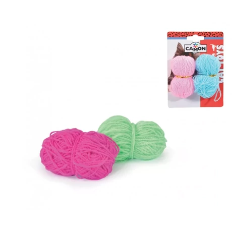 AG018/F Gombolyag cicajáték 4*7 cm 2 db játék/csomag