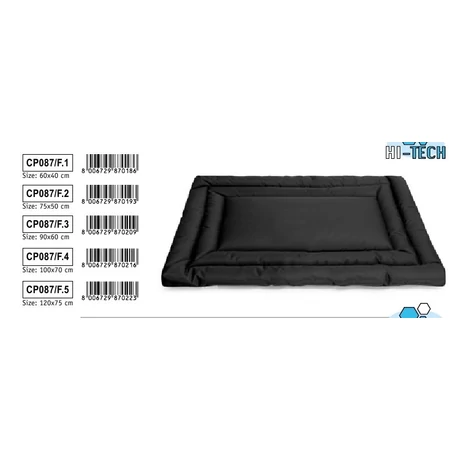 CP087/F.3 Párna szögletes black 90x60cm HI-TECH