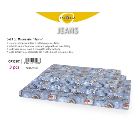 CP332/C Matrac szett Jeans 70/80/90 3 darabos szett