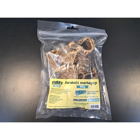 Szárított Darabolt marhagége 5cm/150g