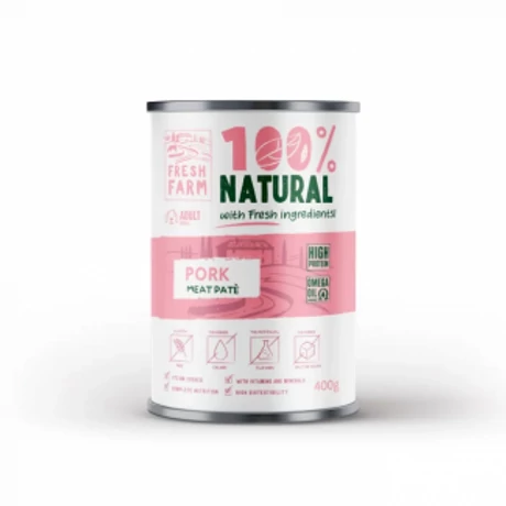 Fresh Farm Natural sertéshúsos pástétom felnőtt kutyáknak