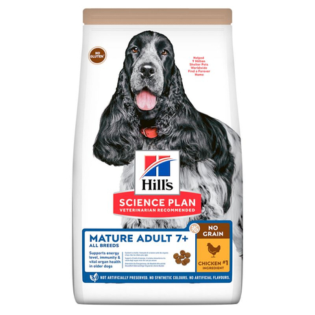 Hill's SP Canine Mature Medium Adult 7+ No Grain Chicken 14kg