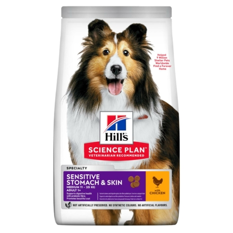 Hill's SP Canine Adult Sensitive Stomach & Skin 2,5kg