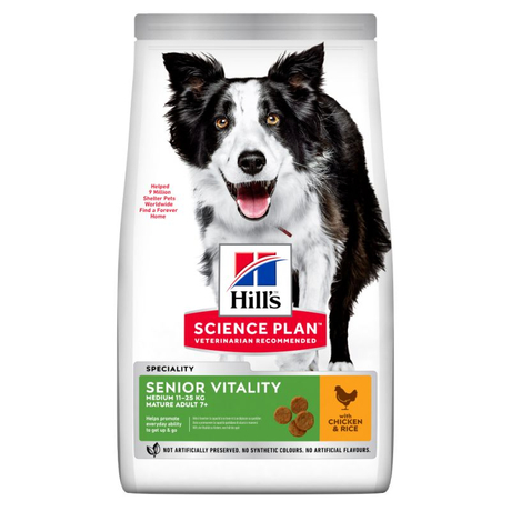 Hill's SP Canine Senior Vitality Medium Chicken 14kg