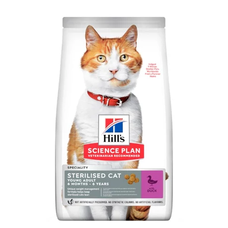 Hill's SP Feline Young Adult Steril Duck 1,5kg