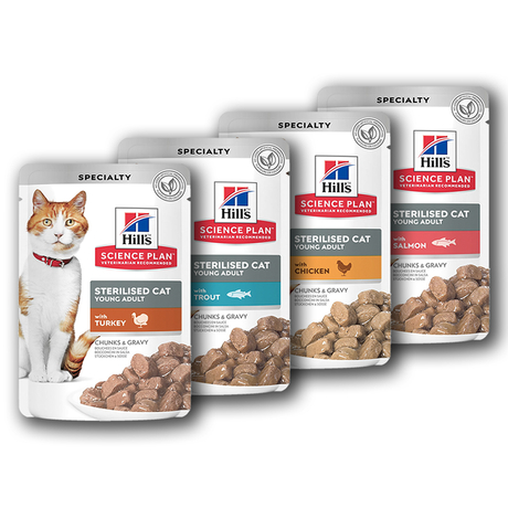 Hill's SP Feline Young Adult Steril Selection 12x85g