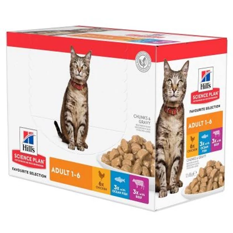 Hill's SP Feline Adult Selection 12x85g