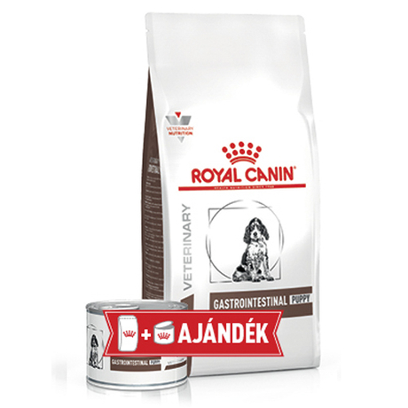 Royal Canin Gastro Intestinal Puppy 1kg + AJÁNDÉK konzerv